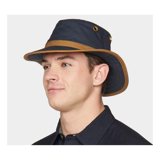 Tilley TWC7 Waterproof Navy Hat - UPF50+