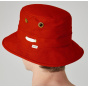 T1 Bucket Red UPF 50+ Bucket Hat - Tilley