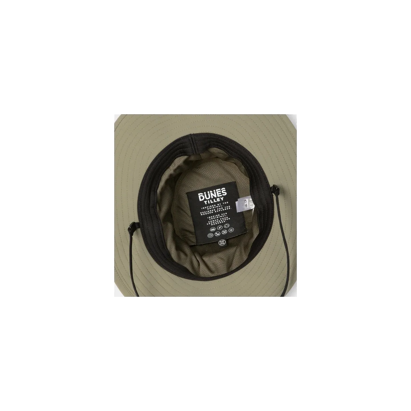 Chapeau Dunes Drifter Traveller Nylon Olive  Galet UPF50+ - Tilley référence 21545 chapellerie traclet