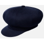 Tropic Spitfire Navy Newsboy Cap - Kangol