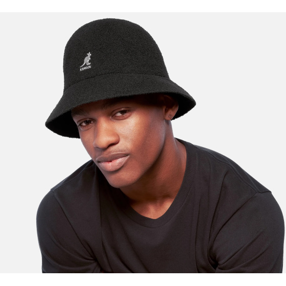 Black Bermuda Casual Bucket Hat - Kangol