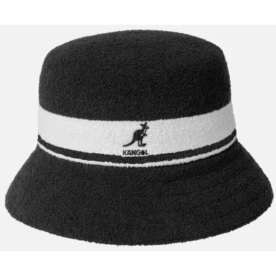 Bob Bermuda Stripe Bleu Noir - Kangol  Reference : 21562| Chapellerie Traclet