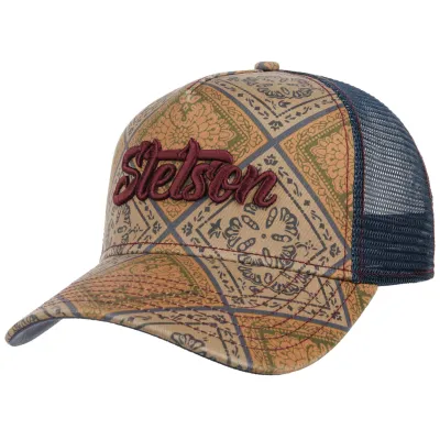 Vintage Print Baseball Cap - Stetson Reference: 21573| Traclet Hat Shop
