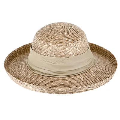 Breton-style straw hat with UPF 50+ UV protection Reference: 4666 | Traclet Hat Shop