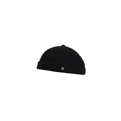 Bonnet Docker Le Fallo en laine noir - Traclet