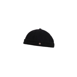 Black Wool Docker Beanie Le Fallo - Traclet