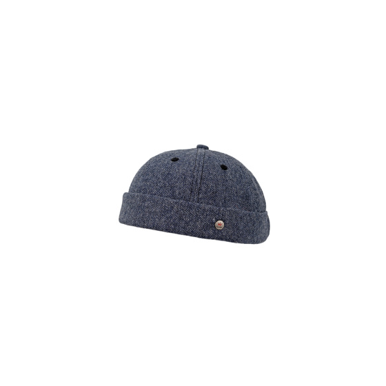 Bonnet Docker Mainz Laine Marine- Traclet