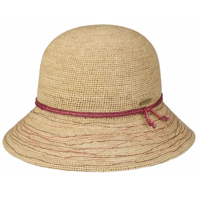 Crocheted Raffia Cloche Hat - Stetson Reference: 21582| Traclet Hatshop