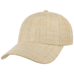 copy of Paradise Baseball Cap Raphia & Natural Cotton- Conner Hats