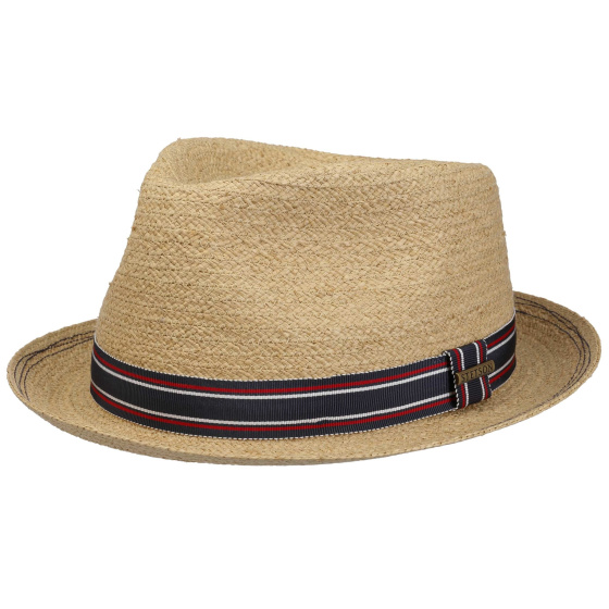 Chapeau Porkpie Salango Paille Naturelle UPF 40+ - Stetson