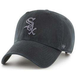 MLB Chicago SOX Black Strapback Cap - 47 Brand