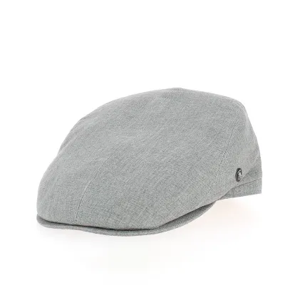 Gray Linen Flat Cap Antwerp - City Sport Reference: 21591| Traclet Hat Shop