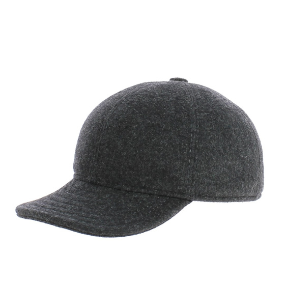Casquette baseball gris avec cache oreilles - Teflon