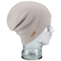 The Julietta Light Grey Beanie - Coal