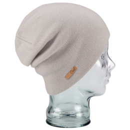 The Julietta Light Grey Beanie - Coal