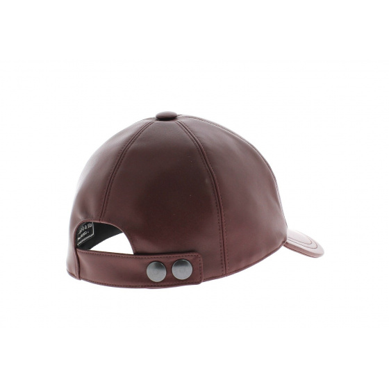 Traclet Plain Leather Baseball Cap Traclet Plain Leather Baseball Cap