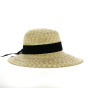 Hepburn Natural Straw Wide Brim Hat - Traclet