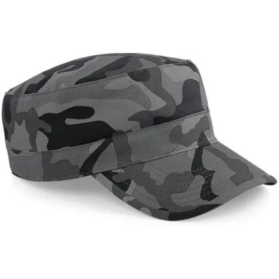 Cuban Cap Anthracite Camouflage - Traclet Reference: 21614| Chapellerie Traclet