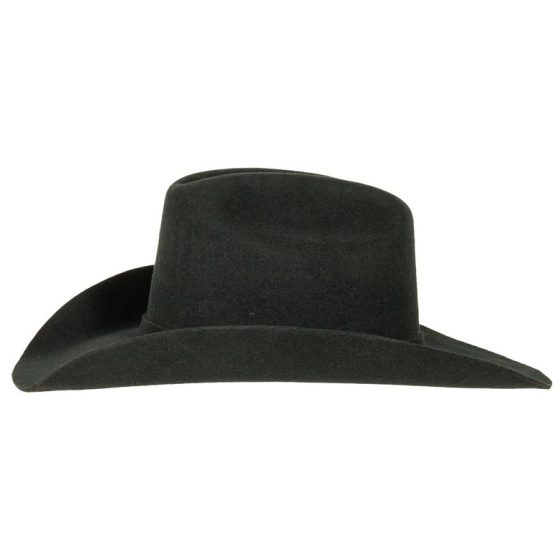 Chapeau Western Cattleman Feutre Laine Noir - American Hat makers