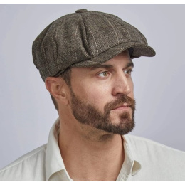 Brown Wool Argo Newsboy Cap - American Hat