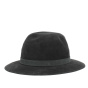 Borsalino Allegro Rain Proof Hat in Black