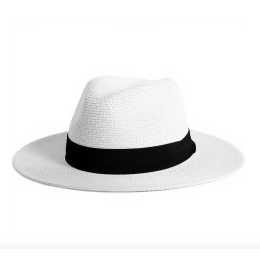 White straw hat