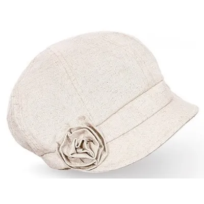 Casquette Gavroche Mia Lin Beige - Traclet