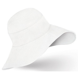 Carla Wide Brim Linen Hat - Traclet