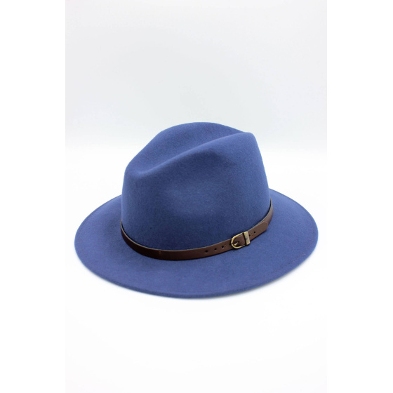 Classic wool Fedora hat with band