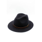 Classic wool Fedora hat with band