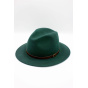 Classic wool Fedora hat with band