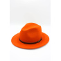 Classic wool Fedora hat with band