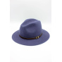 Classic wool Fedora hat with band