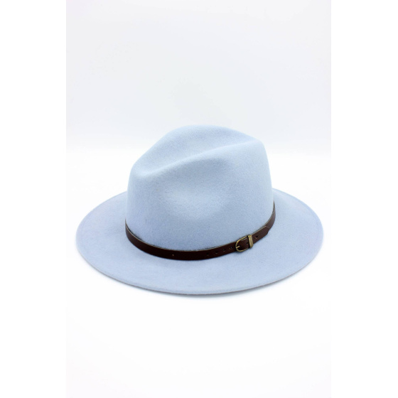 Classic wool Fedora hat with band