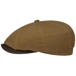 Hatteras Bremen Cotton & Linen Cap Brown - Stetson