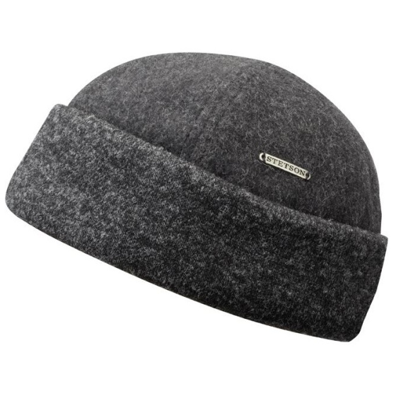 Sparr II Wool & Cashmere Beanie Grey - Stetson