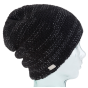 The Pia Black Coal Beanie