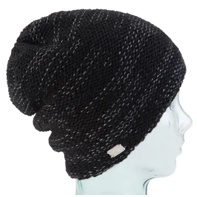 The Pia Coal Black Beanie Reference: 4079 | Traclet Hat Shop