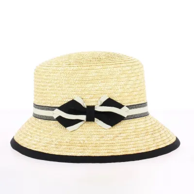 Chapeau Cloche Udine Paille Naturelle - Traclet