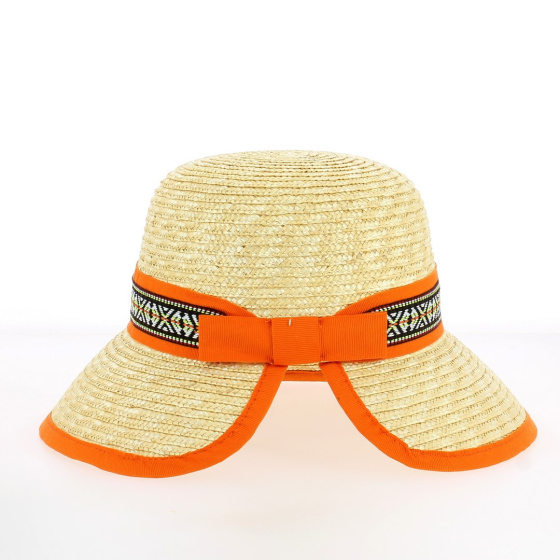 Chapeau Cloche Brindisi Paille Nœud - Traclet