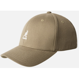 Wool Baseball Flexfit Cap Taupe - Kangol