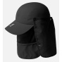 Black Baseball Cap with Face Mask & Neck Guard - Kangol