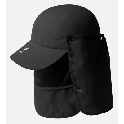 Casquette Baseball À Masque Coton Noire - Kangol