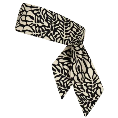 Bandeau Tarni Headband Noir & Beige - Barts