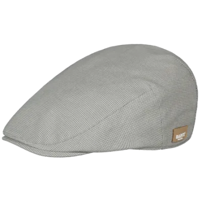 Casquette Plate Jarvis À Carreaux Grise - Barts
