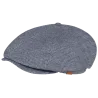 Jamaica Flat Cap Linen & Cotton Blue - Barts  Reference: 21747 | Chapellerie Traclet