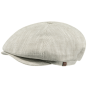 Jamaica Flat Cap Linen & Cotton Beige - Barts