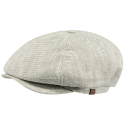 Jamaica Flat Cap Linen & Cotton Beige - Barts
