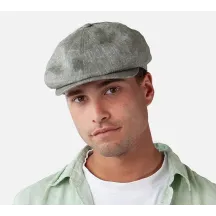 Jamaica Flat Cap Linen & Cotton Taupe - Reference: 21749 | Traclet Hat Shop