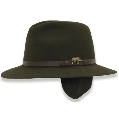 Chapeau De Chasse Cache-Oreilles Ostende Pliable & Imperméable Loden - Traclet